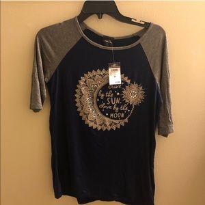 3/4 length sleeve tee